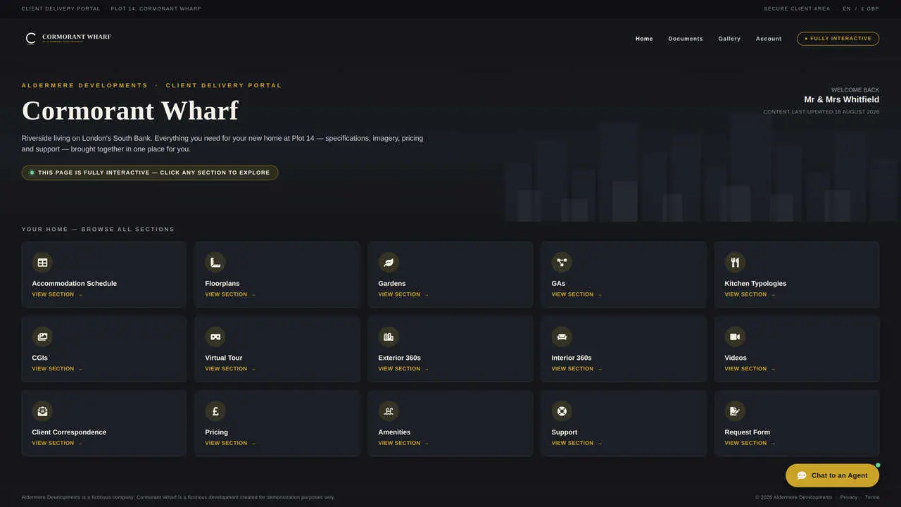 Retainer client portal