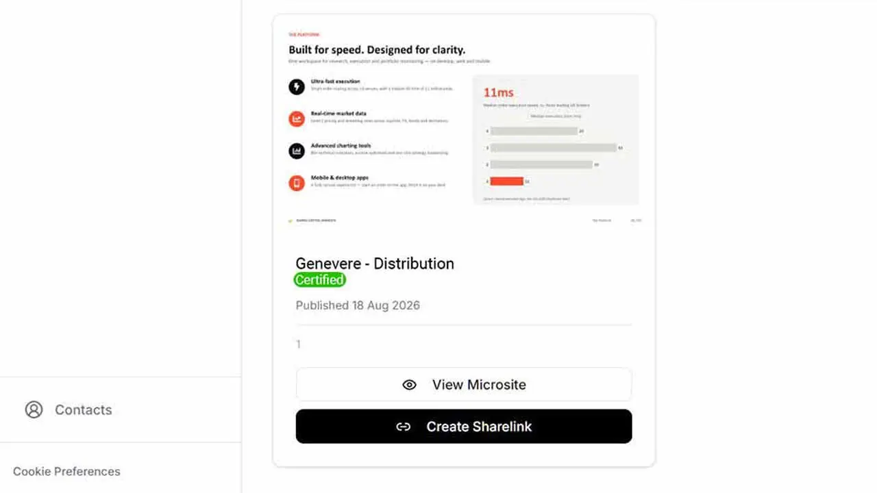 Sales content library